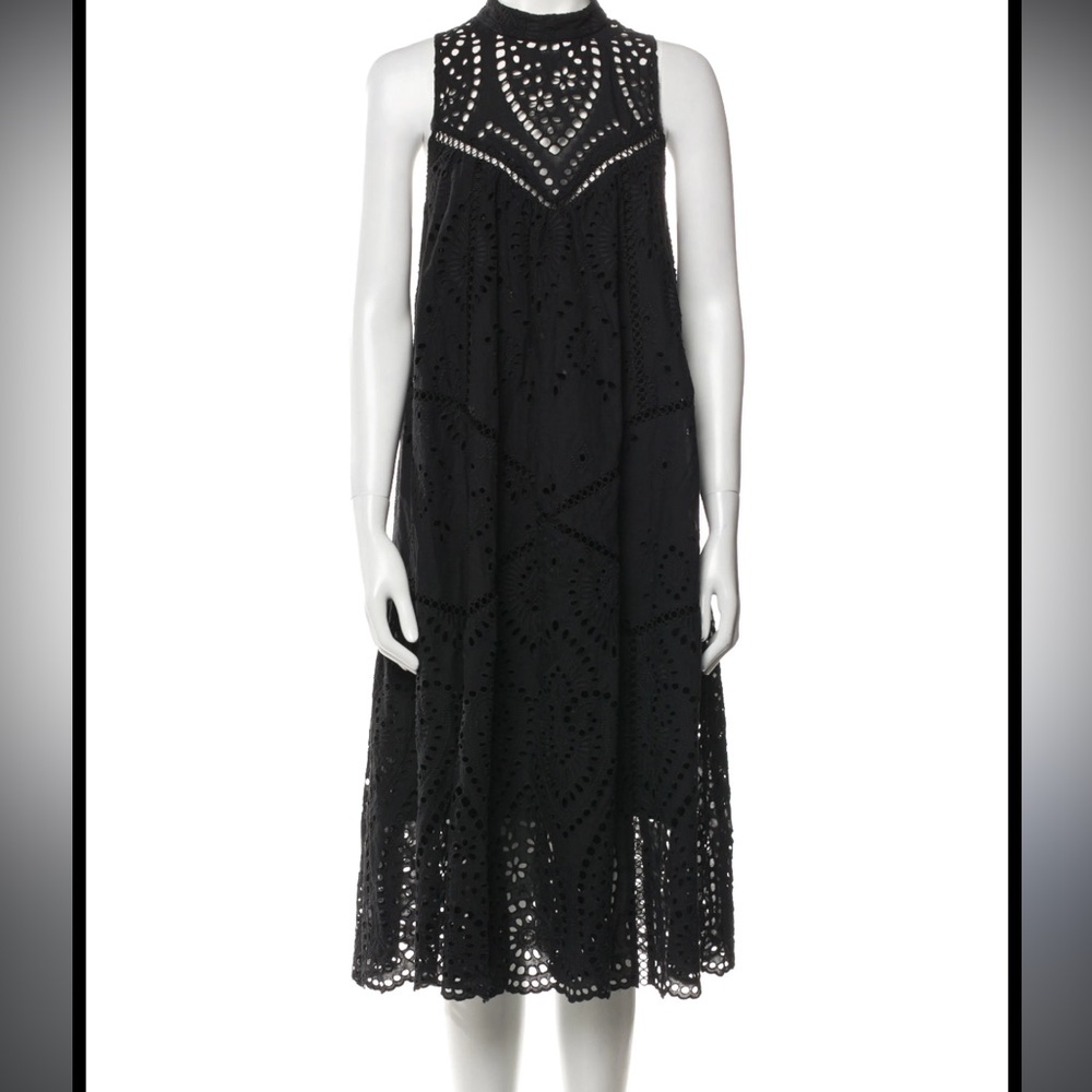 Zimmermann Black Midi Dress
